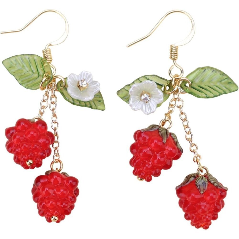 Fruit Earrings Dangle Drop Lightweight Food Jewelry for Women